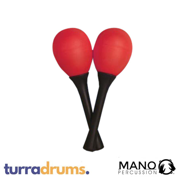 Mano Percussion Egg Shaped Maracas - Red