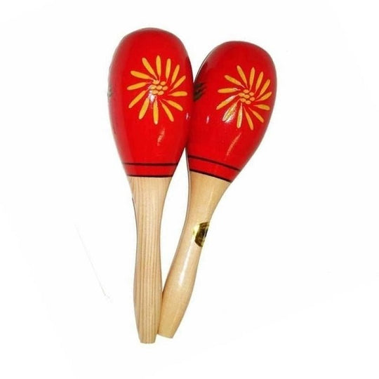 Mano Percussion UE410 9.5" Wooden Maracas Pair