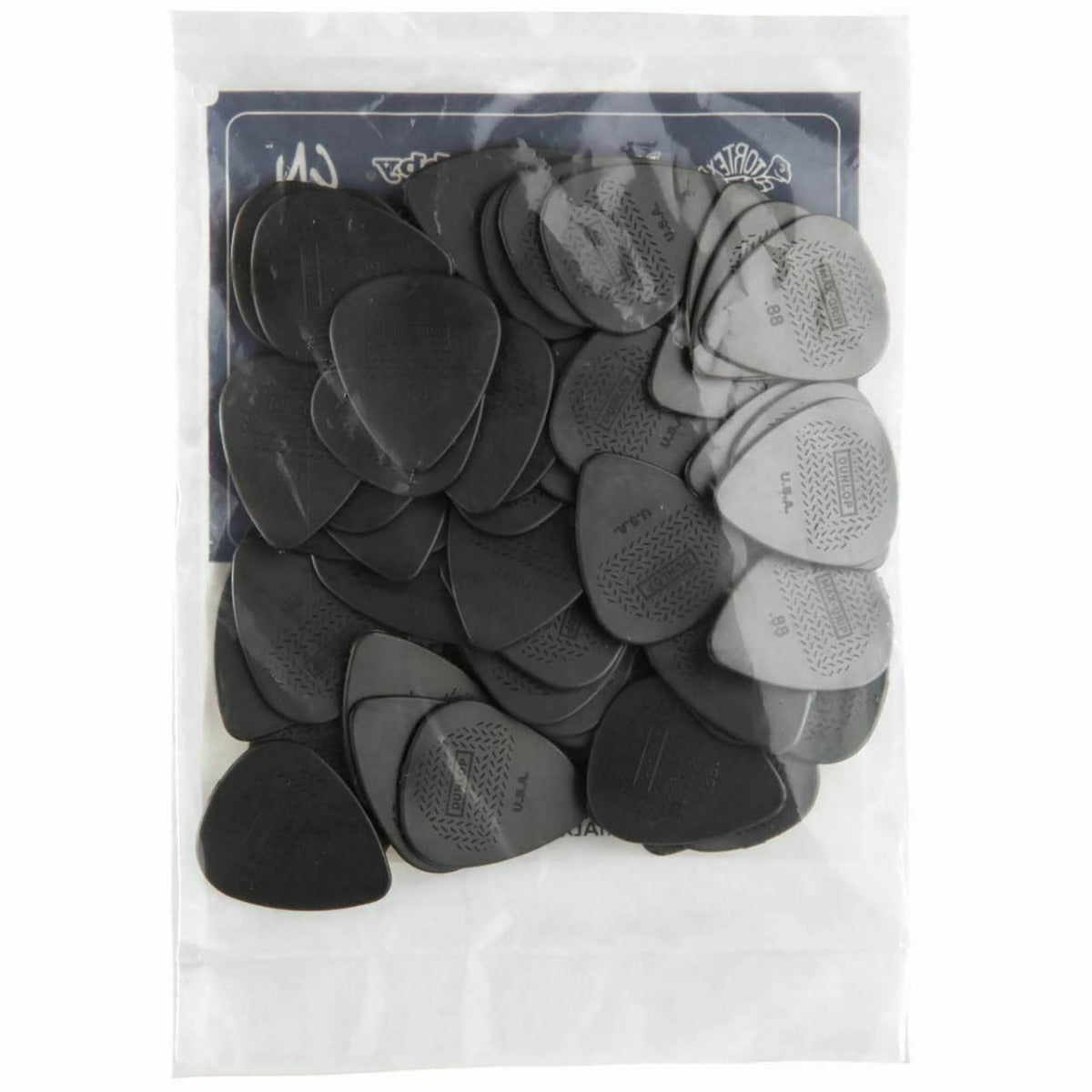 Jim Dunlop Max Grip Nylon Guitar Picks 0.88 Bulk Pack of 72