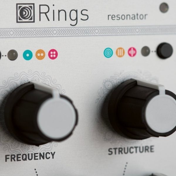 Mutable Instruments Rings (Close Up)