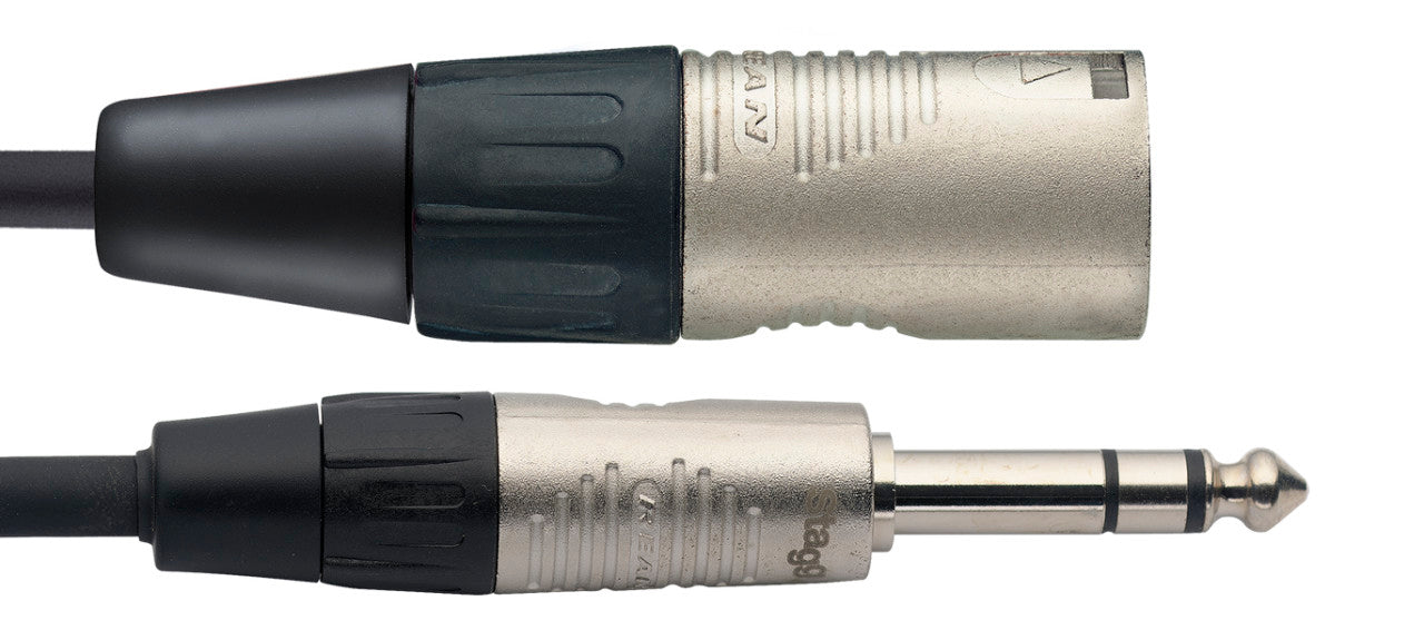 Stagg NAC1PSXMR Audio Cable 1/4" TRSM to XLRM - 1m