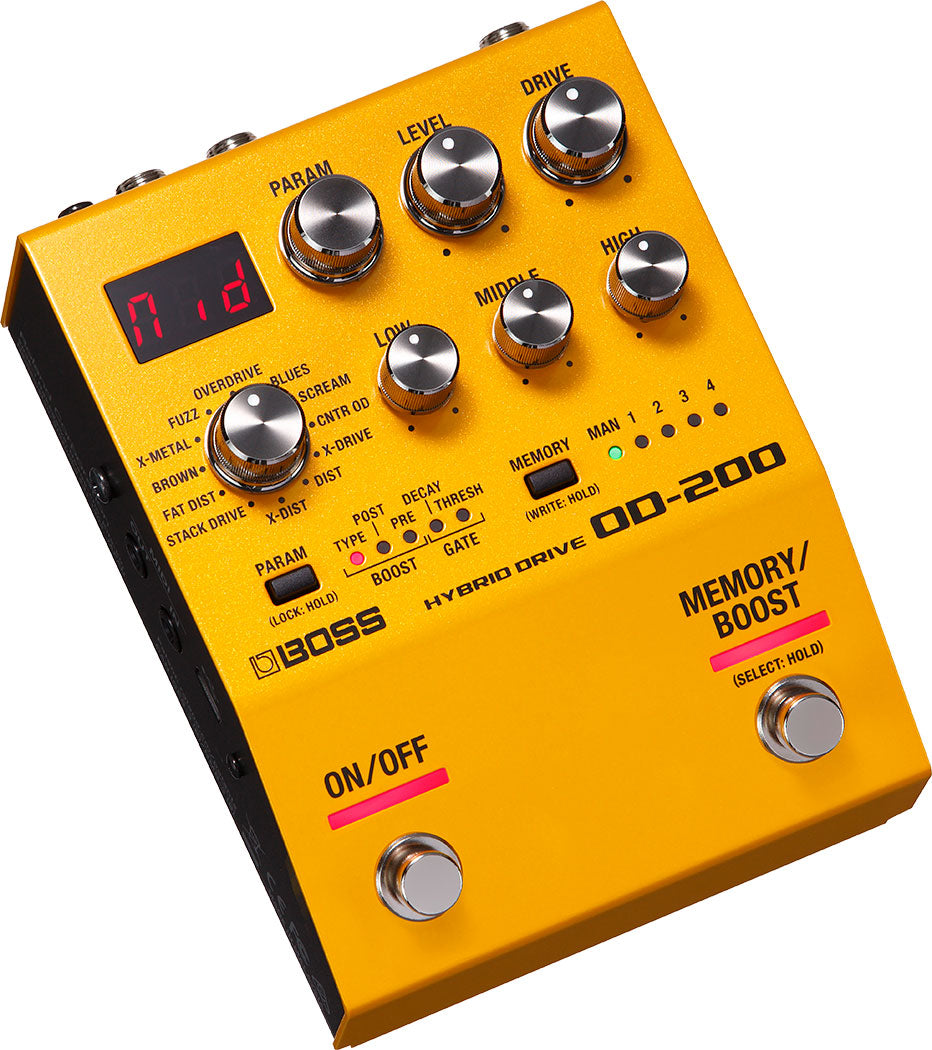 Boss OD-200 Hybrid Overdrive_Angle