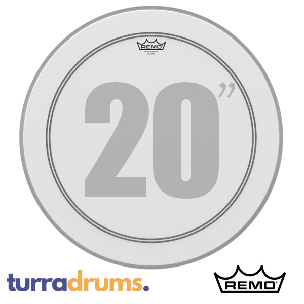Remo Powerstroke 3 Coated Bass Drum Head with Falam Patch