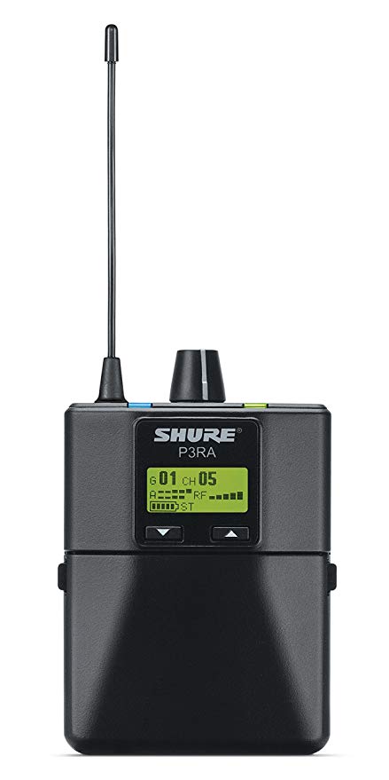 Shure P3RA Bodypack Receiver - (L19) 630-654 MHz