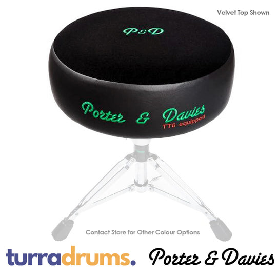 Porter & Davies TT6 Equipped Round Drum Throne