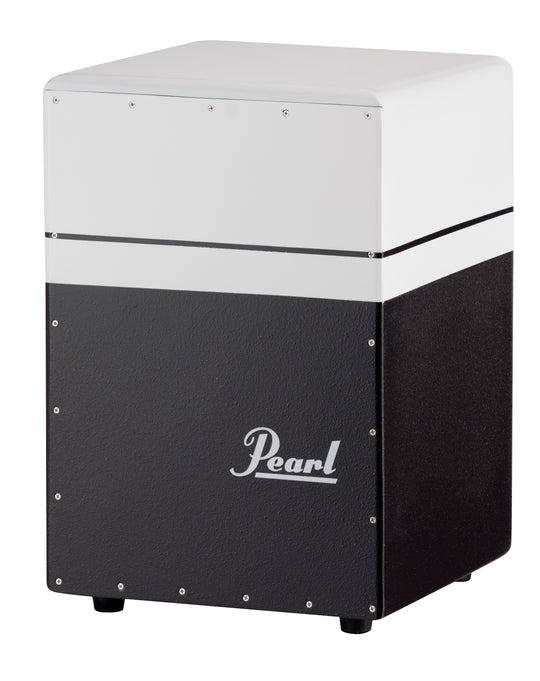 Pearl Brush Beat Cajon - Black and White