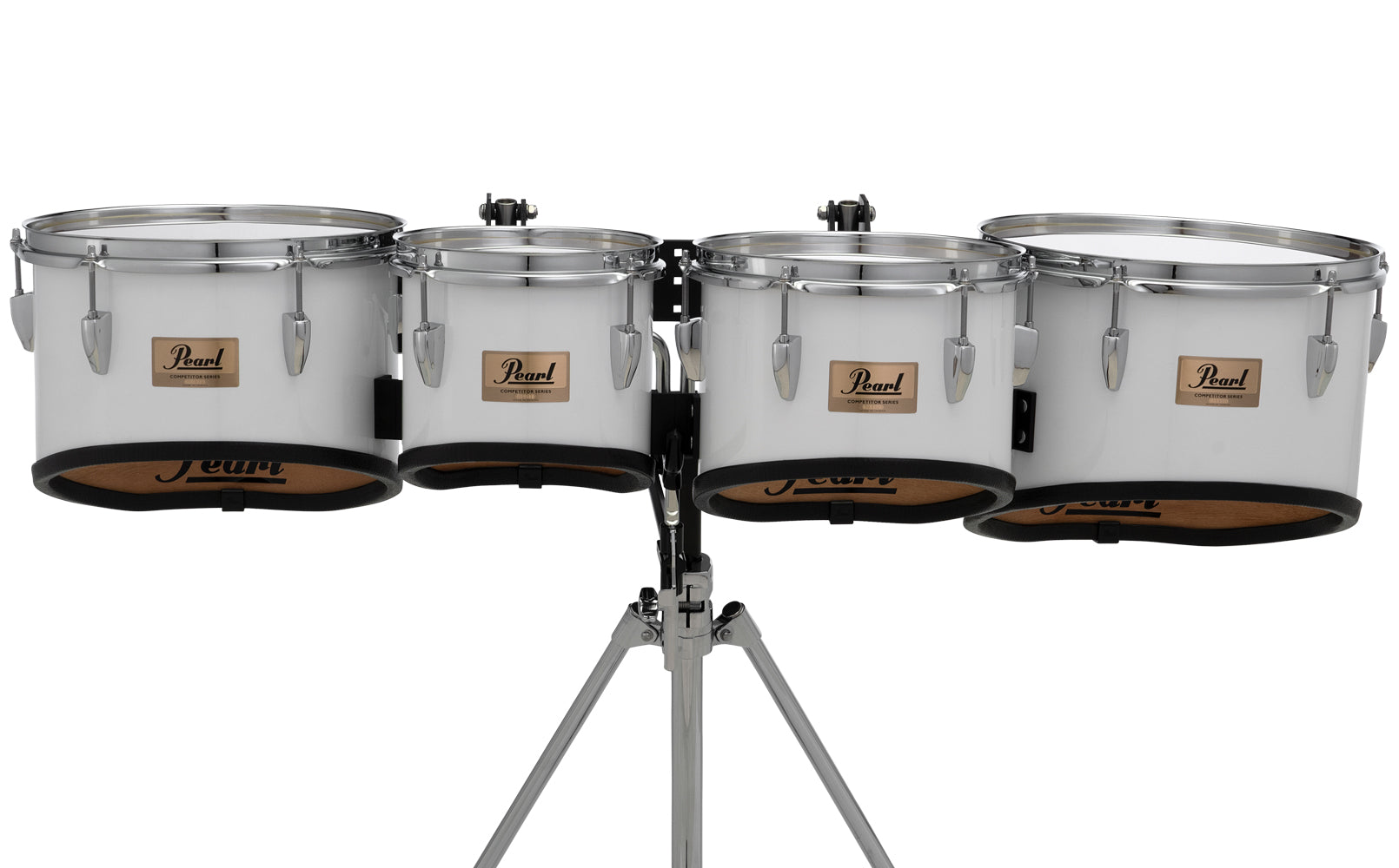 Pearl Competitor CMT Tenor Drum Quad Set - Pure White