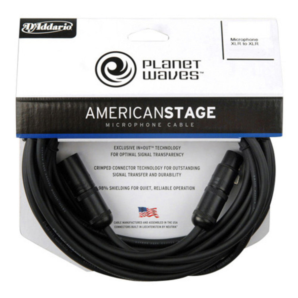 Planet Waves American Stage Mic Cable 10 Feet