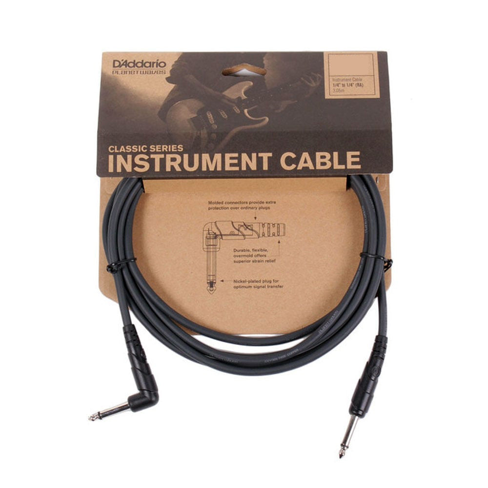 Planet Waves Classic Instrument Cable Straight to RA 10ft