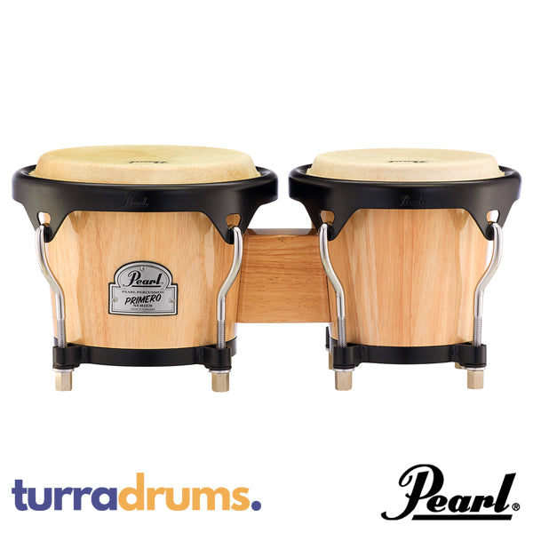 Pearl Primero Bongos 6" + 7" Thai Oak Shell - Natural Lacquer