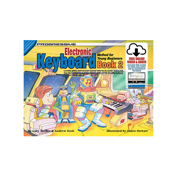 Progressive Keyboard for Young Beginners Bk2 + Online Video & Audio