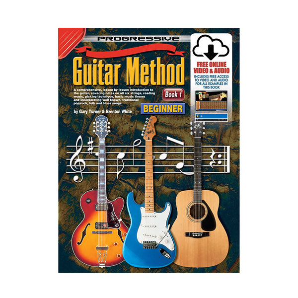 Progressive Guitar Method BK1 + Online Video & Audio