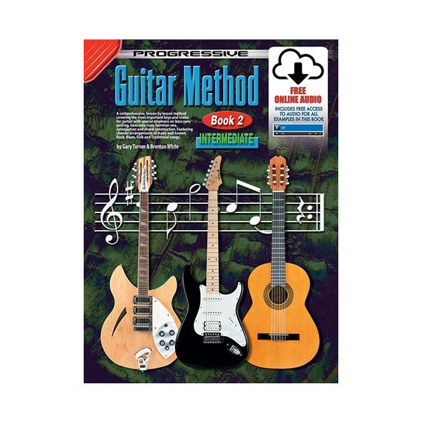Progressive Guitar Method BK2 + Online Video & Audio