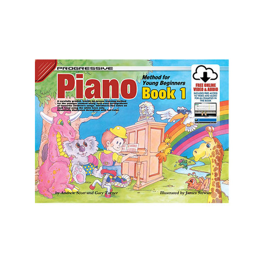 Progressive Piano  for Young Beginners Bk1 + Online Video & Audio