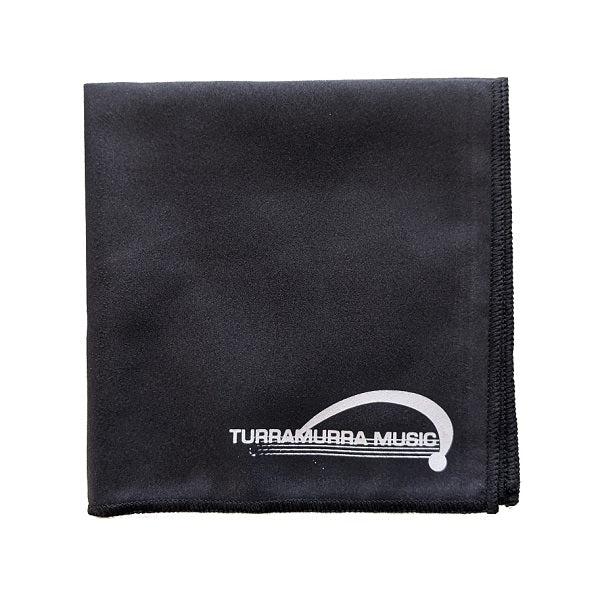 Turramurra Music Microfibre Polishing Cloth - Black