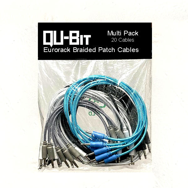 Qu-Bit Braided Patch Cables 20 Pack