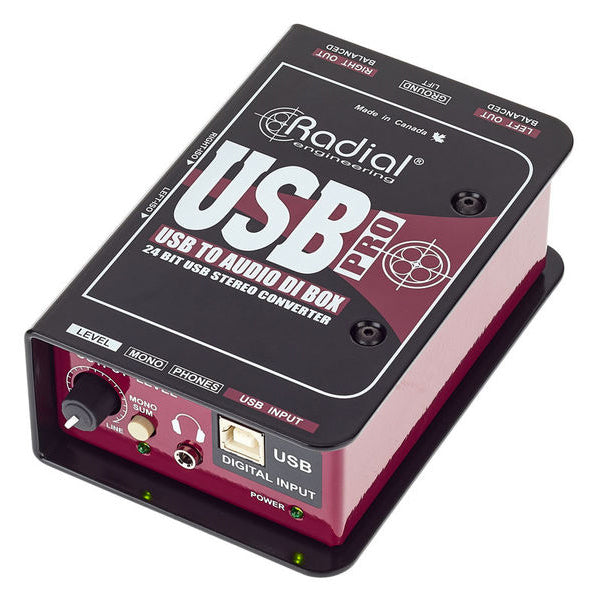 Radial Engineering USB Pro angled