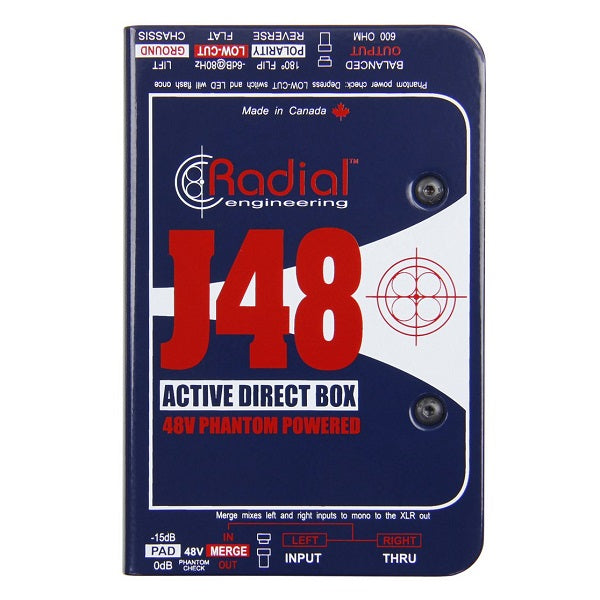 Radial J48 - Active Direct Box | Turramurra Music