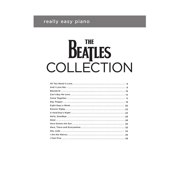 Beatles Collection Really Easy Piano