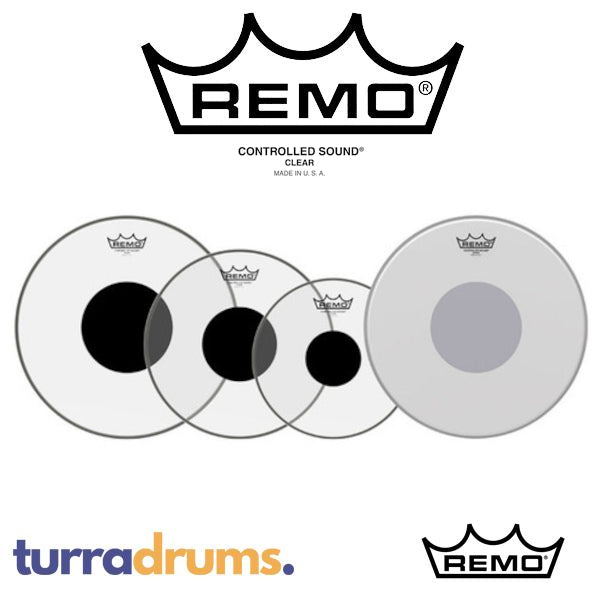 Remo Controlled Sound Clear USA Pro Pack - Fusion Size