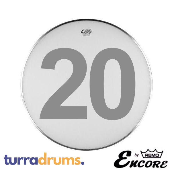 Remo Encore Ambassador Coated Bass Drum