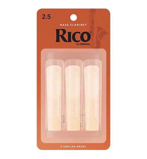 Rico Bass Clarinet Reeds 3 Pack