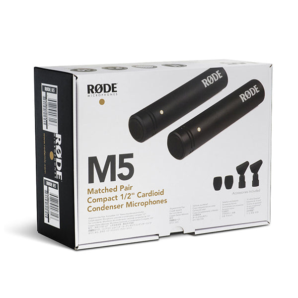 Rode M5 (Matched Pair) - Condenser Mics | Turramurra Music Rode M5 (Matched Pair) - Condenser Mics | Turramurra Music
