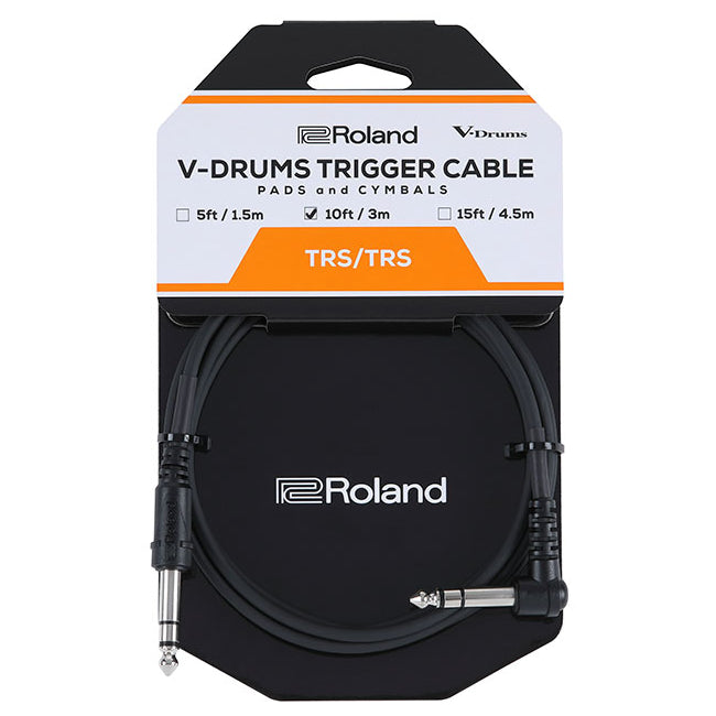 Roland V-Drums TRS Trigger Cable - 10ft/3m (PCS-10-TRA)