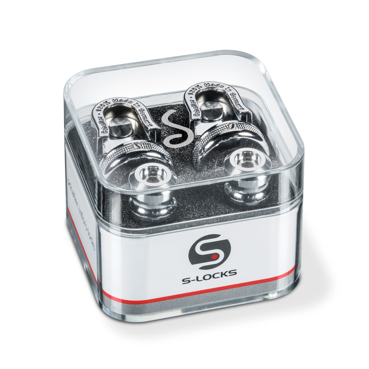 Schaller S Lock Strap Locks - Chrome