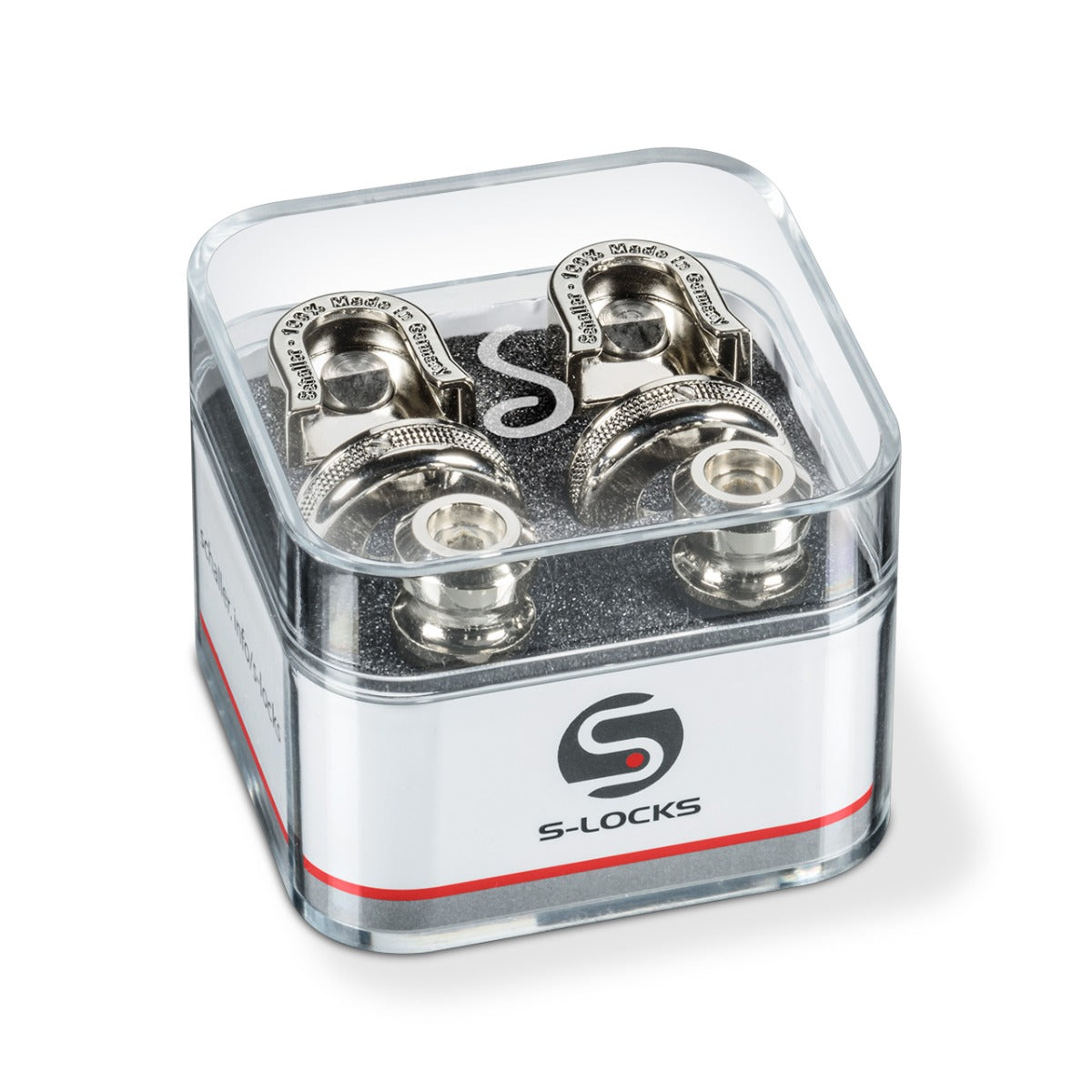 Schaller S Lock Strap Locks - Nickel