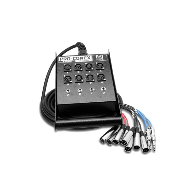 Hosa Pro-Conex Stage Box 8x4 25ft