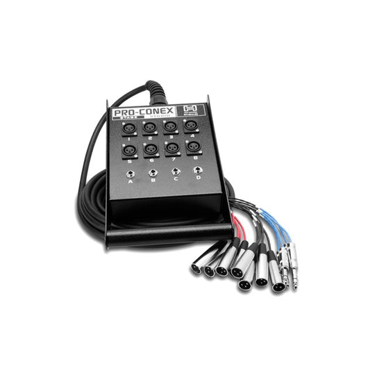 Hosa Pro-Conex Stage Box 8x4 25ft