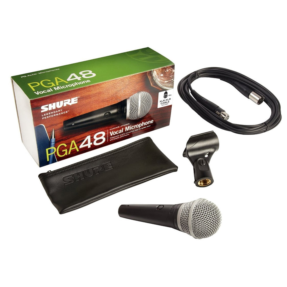 Shure PGA48 Vocal Microphone with XLR Cable