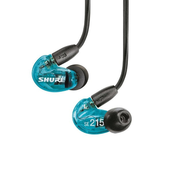 Shure SE215 Blue - Limited Edition Close up 