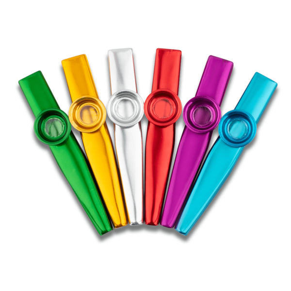 Smiley Metal Kazoo - Assorted Metallic Colours