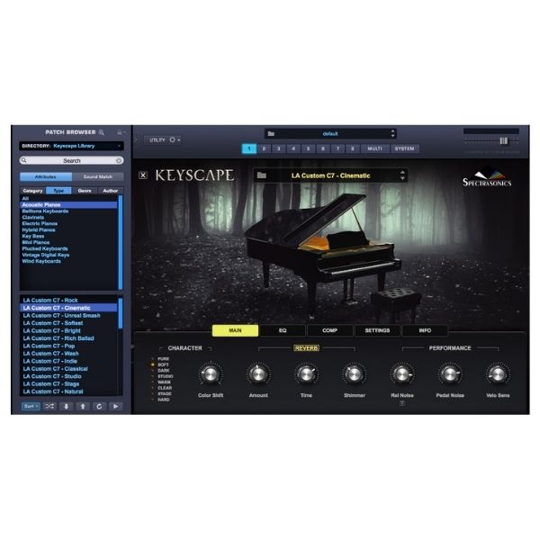 keyscape sustain pedal Spectrasonics Keyscape - VST Software