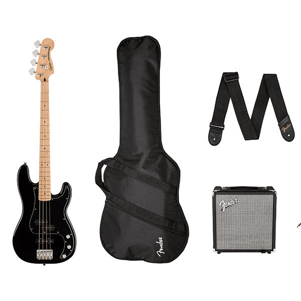 Squier PJ Bass & Amp Pack - Black