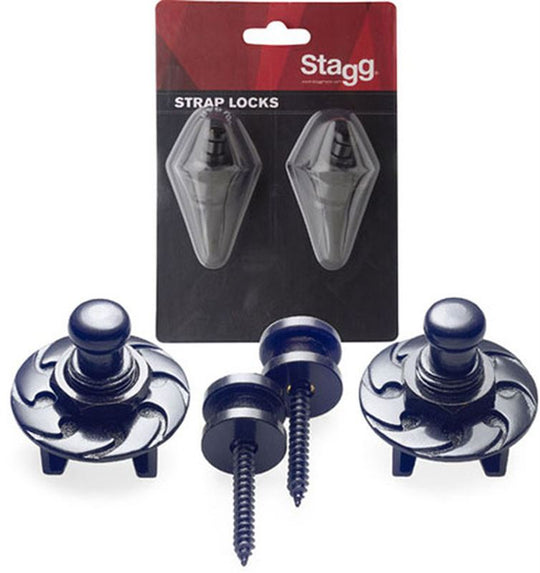 Stagg Black Strap Locks