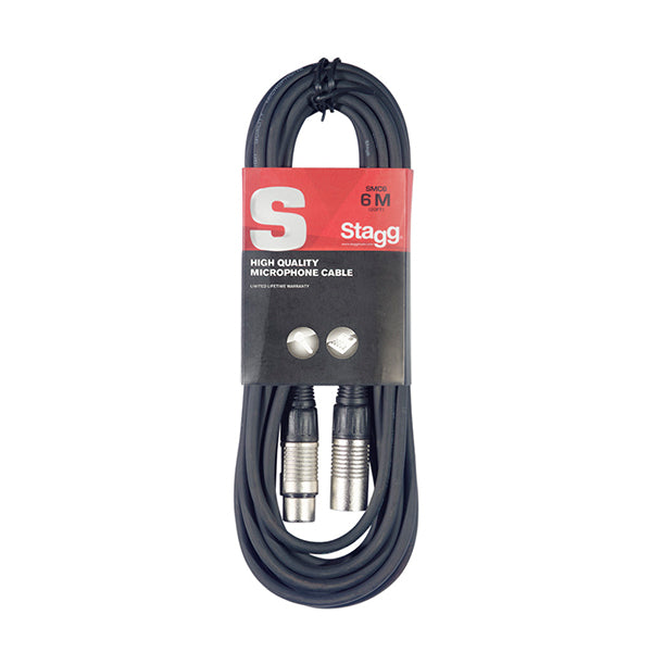Stagg Microphone Cable 6 Metre SMC6