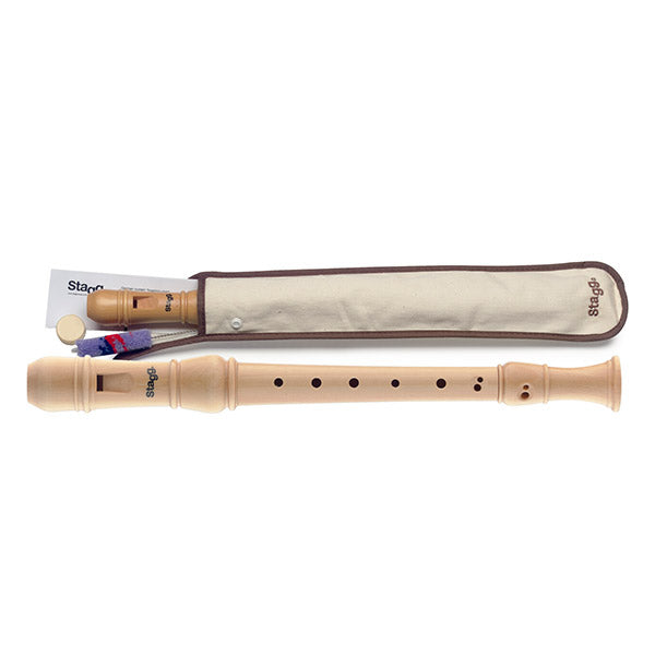 Stagg Soprano Recorder Maple Wood