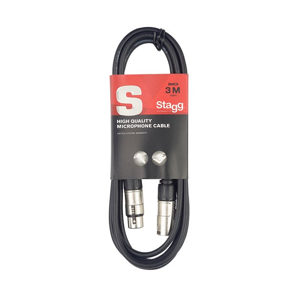 Stagg Microphone Cable 3 Metre SMC3