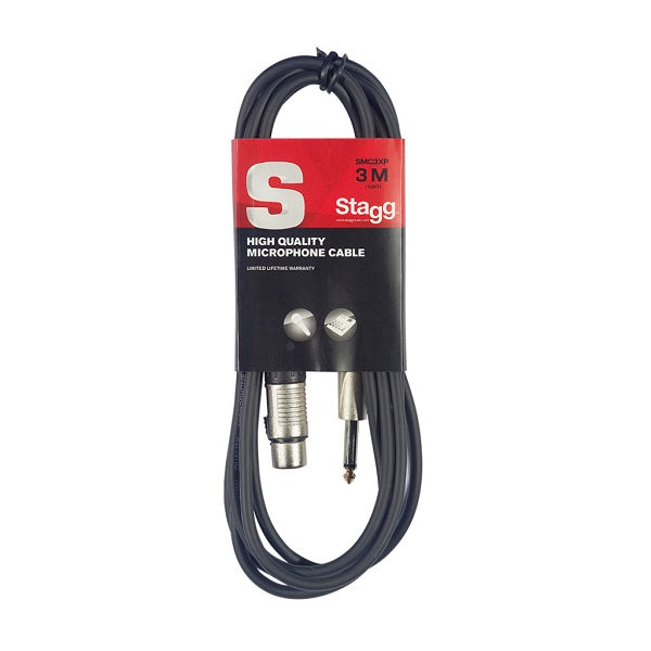 Stagg Microphone Cable 3 Metre SMC3XP
