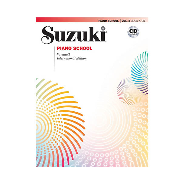 Suzuki Piano School Volume 3 Book + CD