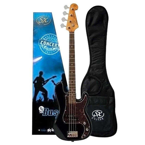 SX VEP34 Short Scale Bass - Black
