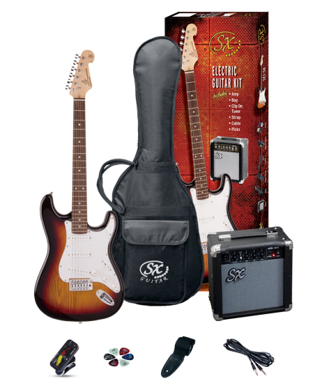 SX 4/4 Electric Guitar Pack - Sunburst