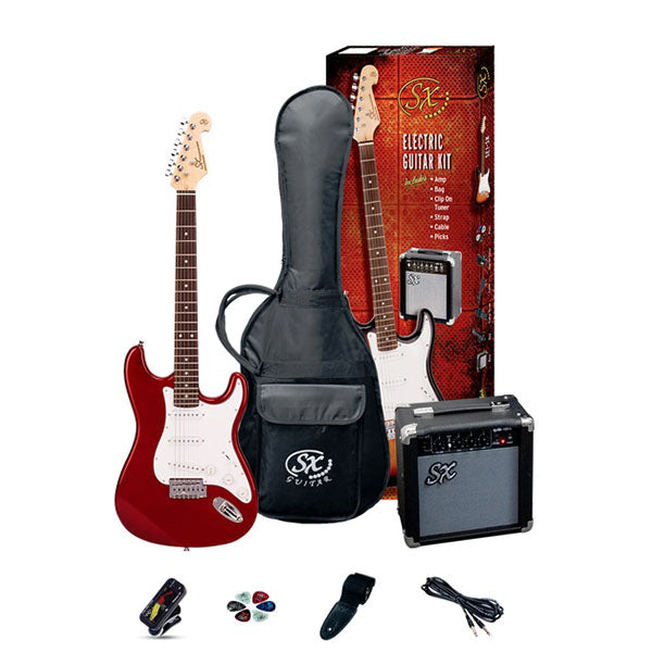 SX 3/4 Electric Guitar Pack - Candy Apple Red
