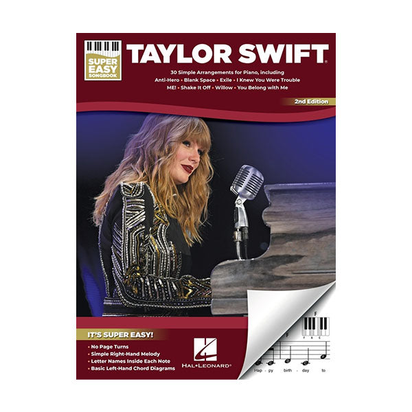 Taylor Swift  Super Easy Songbook  2nd Edition