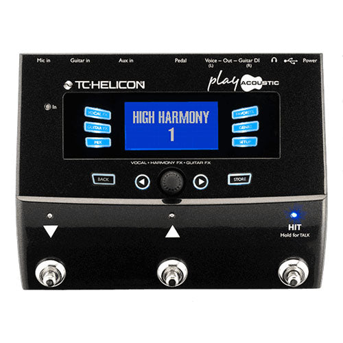TC-Helicon Play Acoustic Vocal Processor Pedal