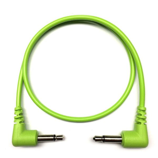 Tendrils Right Angled Eurorack Cables 30cm (Lime) 6pk