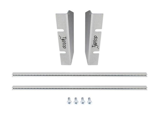 Tiptop Z-Ears + Z-Rails Kit - 84HP SILVER